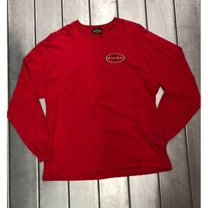 Vintage Yesterdays Piper Maui Long Sleeve Shirt Mens Size XXL Red Made in‎ USA